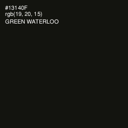 #13140F - Green Waterloo Color Image